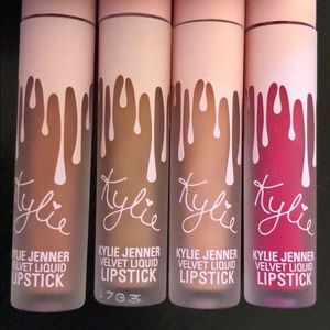Kylie Lip Kit Minis // 4 unused shades